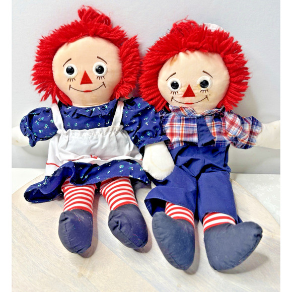 Applause Other - Raggedy Ann & Andy Applause Plush Stuffed Dolls
